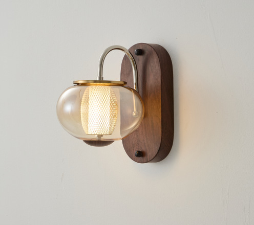 Stenska lampa u retro minimalističkom skandinavskom stilu, za spavaću sobu, dnevni boravak i hodnik