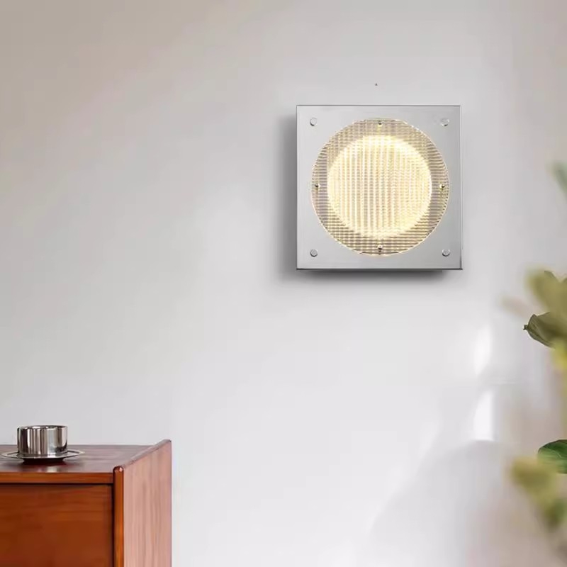 Vintage Bauhaus zidna svjetiljka za spavaću sobu, dnevni boravak, hodnik i stubište – kreativni dizajn, retro dekor ulaza, ambijentalno svjetlo