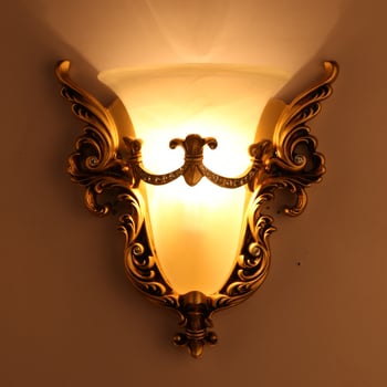 Stenska lampa u europskom stilu s krilima anđela za dnevni boravak, hodnik i spavaću sobu