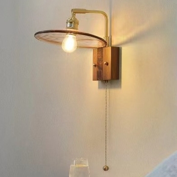 Vintage mesingana zidna lampa, nordijsko-wabi-sabi stil, za ured, dnevni boravak i spavaću sobu – svjetlo za čitanje