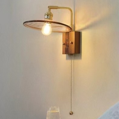 Vintage mesingana zidna lampa, nordijsko-wabi-sabi stil, za ured, dnevni boravak i spavaću sobu – svjetlo za čitanje