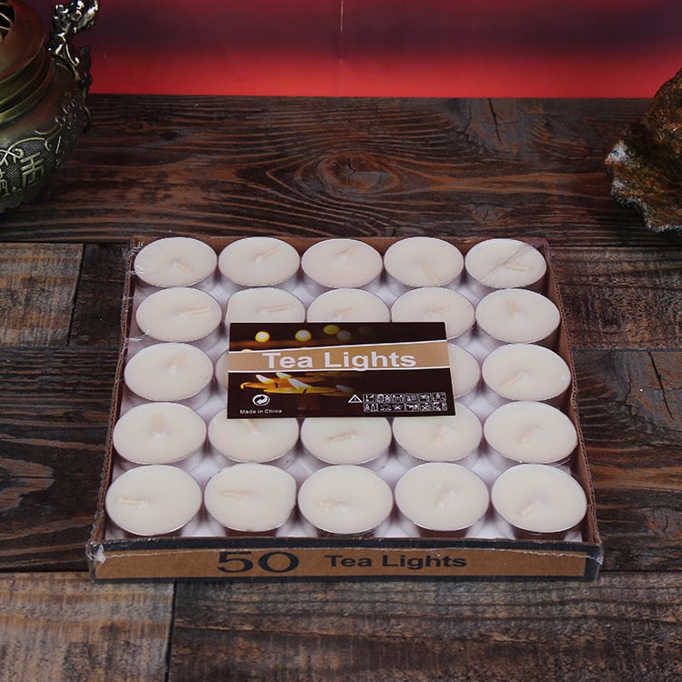 Aromatična bezdimna tealight svijeća, ručna izrada, pogodna za romantične prosidbe, rođendane, čajanke, Budhin ponude i vjenčanja