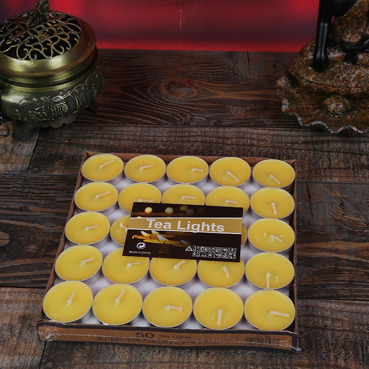 Aromatična bezdimna tealight svijeća, ručna izrada, pogodna za romantične prosidbe, rođendane, čajanke, Budhin ponude i vjenčanja