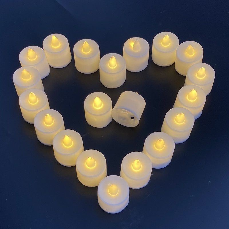 Topla bijela LED masažna svijeća za Valentinovo, prosidbu, dekor sobe za vjenčanje i rođendan, romantična večera uz svijeće