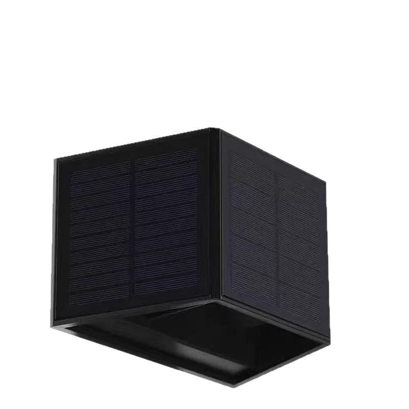 Solarsko vanjsko zidno svjetlo za dvorište s tri solarne ploče, vodootporni zidni reflektor za fasadu i balkon