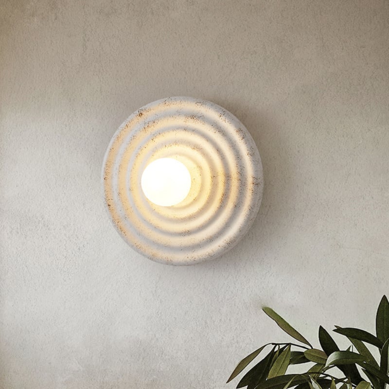 Zidna lampa japanskog minimalističkog stila wabi-sabi za hodnik i dnevni boravak — dizajnerska retro zidna svjetiljka za spavaću sobu