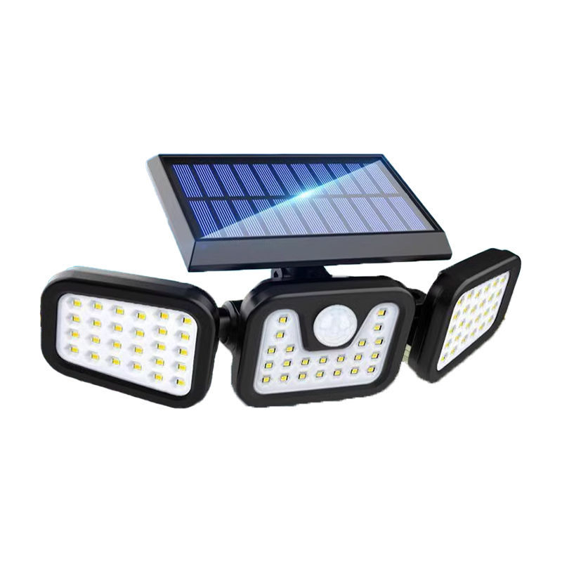 Vanjska solarna zidna rasvjeta s detekcijom pokreta za vrt, dvorište i garažu, IP65