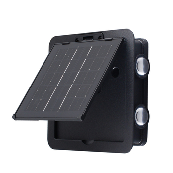 Solarna zidna svjetiljka za vanjsku uporabu, 360° osvjetljenje zida, IP65 vodootporna, topla 3000K, 8 LED, neoklasični vrtni dvorišni fenjer