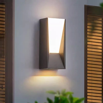 Vanjska zidna svjetiljka za vrt i dvorište, otporna na vlagu, aluminijska vanjska rasvjeta za ulaz, balkon i hodnik
