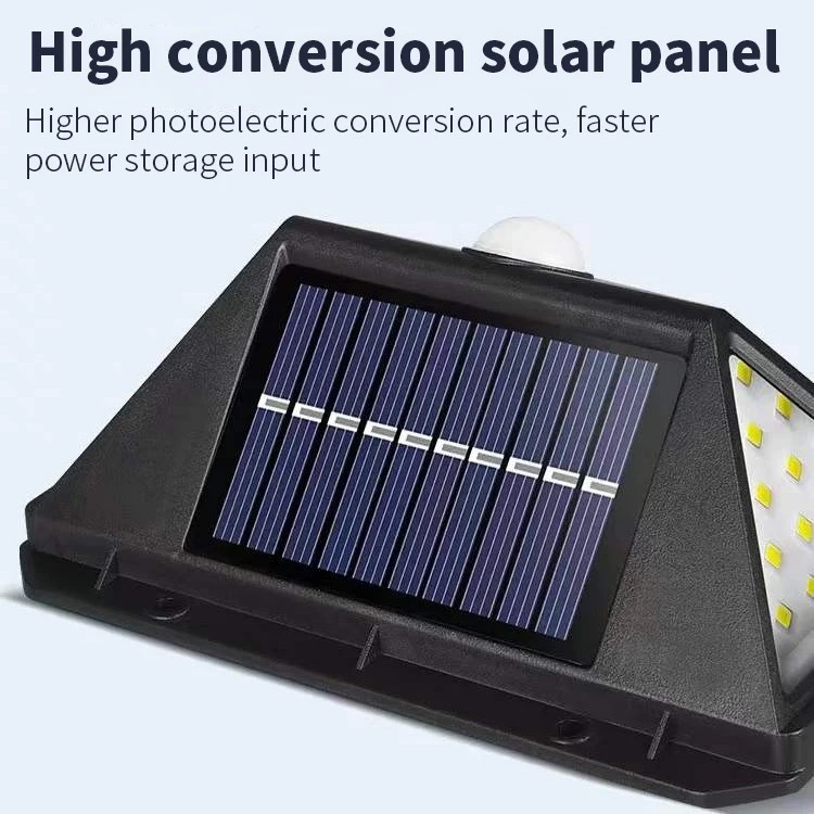 Solarna LED zidna svjetiljka za vanjsku upotrebu, senzor pokreta, vodootporna lampica za dvorište i vrt