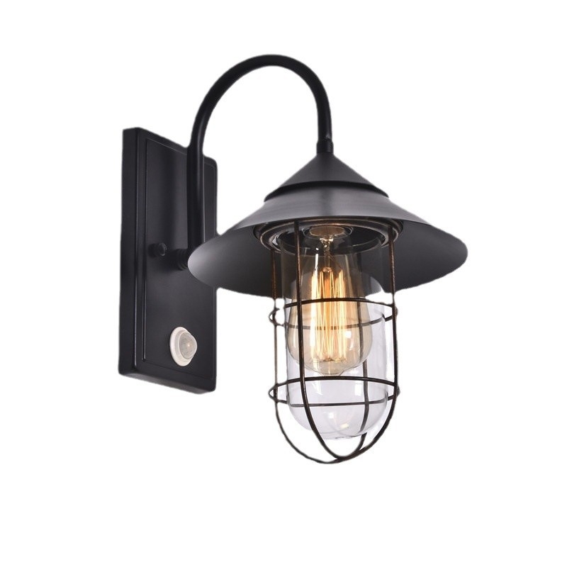 Retro LED zidna svjetiljka za unutarnju i vanjsku upotrebu – vila, vrt i terasa