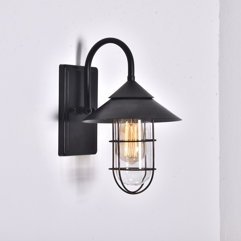 Retro LED zidna svjetiljka za unutarnju i vanjsku upotrebu – vila, vrt i terasa