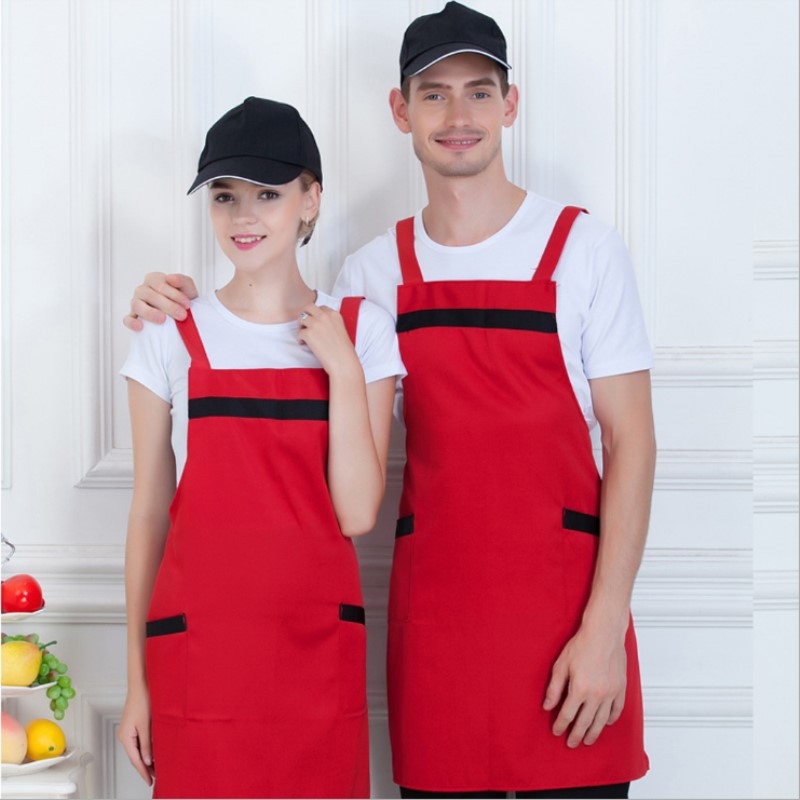 Pregača u Korejskom stilu s prilagođenim logom za trgovine voćnim čajem, supermarkete i kafiće