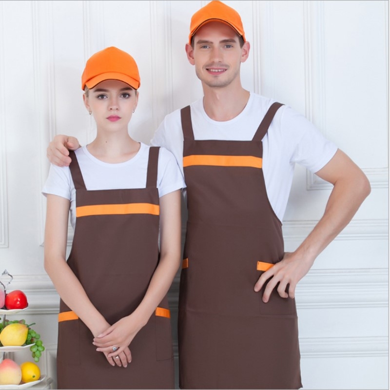 Pregača u Korejskom stilu s prilagođenim logom za trgovine voćnim čajem, supermarkete i kafiće