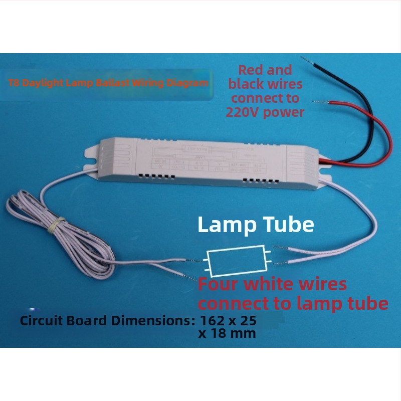 UV sterilizačná lampa s elektrickým balastom, univerzálny typ T8 19-40W
