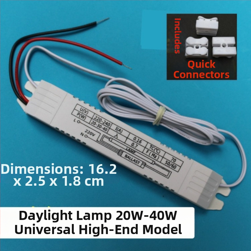 UV sterilizačná lampa s elektrickým balastom, univerzálny typ T8 19-40W