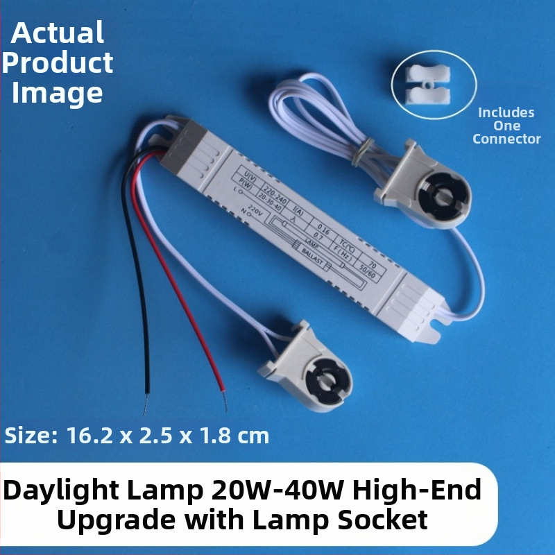 UV sterilizačná lampa s elektrickým balastom, univerzálny typ T8 19-40W