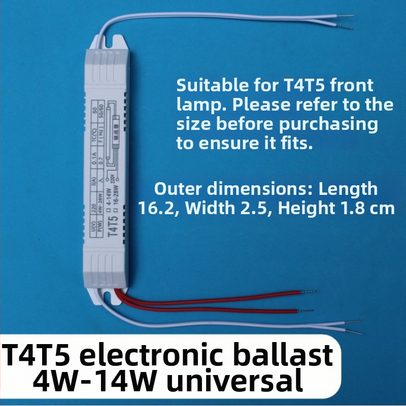 UV sterilizačná lampa s elektrickým balastom, univerzálny typ T8 19-40W