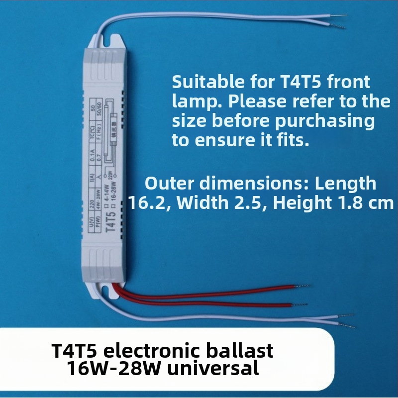 UV sterilizačná lampa s elektrickým balastom, univerzálny typ T8 19-40W