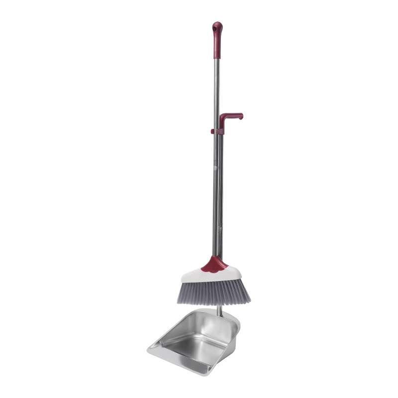 Set metle i dustpan od nehrđajućeg čelika za kućnu upotrebu, jedinstveni integrirani dizajn