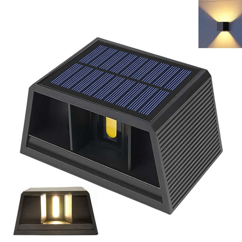 Wilder vanjska zidna svjetiljka za vrt i dvorište – vodootporna, solarna dekorativno osvjetljenje zida