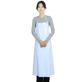PVC vodootporna i uljno otporna pregača bez rukava, prehrambene kvalitete, otporna na kiseline i baze