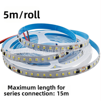 220V LED-szalag, 2835 SMD, meghajtó nélkül, üres nyomtatott áramkör, hátoldali öntapadó
