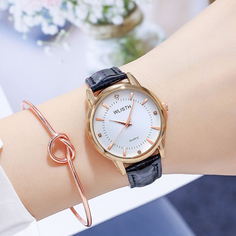 Wlisth Ženski kvarcni sat – elegantan, vodootporan do 30 m, poslovni i trendovski stil