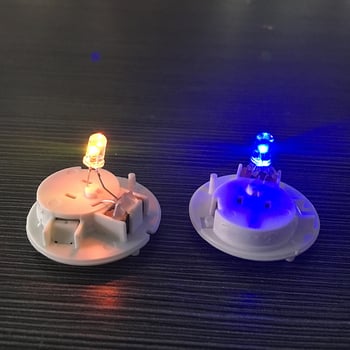 Okrugli dodatak lampe za svijeću promjera 3,7 cm, dodatak za noćno svjetlo, LED elektronički dodaci