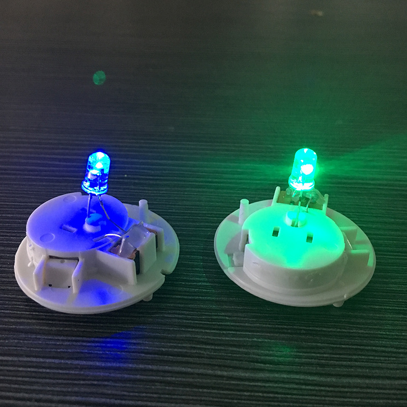 Okrugli dodatak lampe za svijeću promjera 3,7 cm, dodatak za noćno svjetlo, LED elektronički dodaci