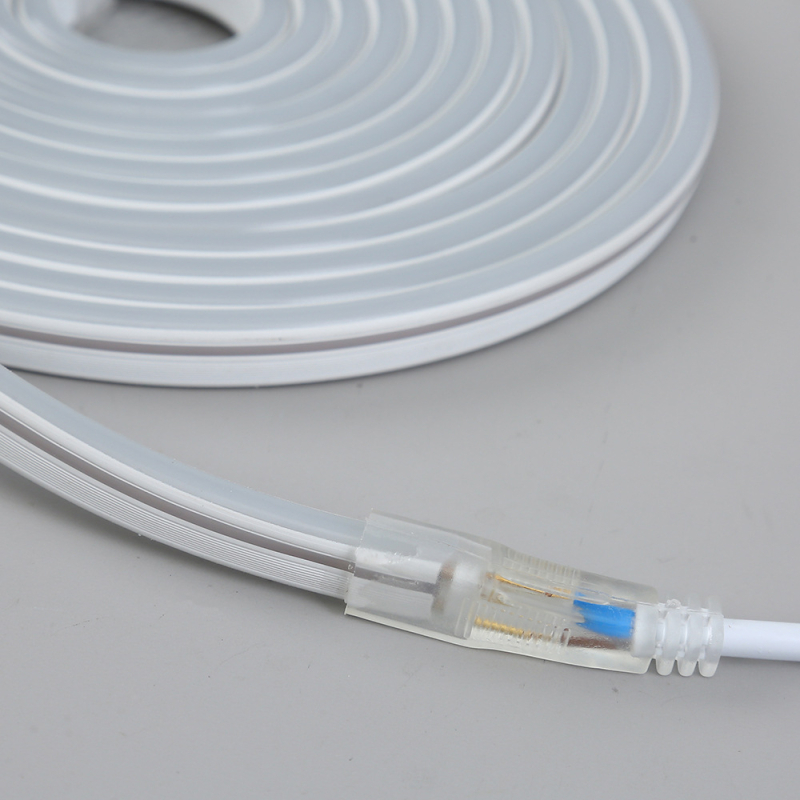 Na veliko fleksibilna COB LED neonska traka za vanjsku reklamu, vodootporna, širina 12 mm, 8W, 180° snop, daljinski upravljač