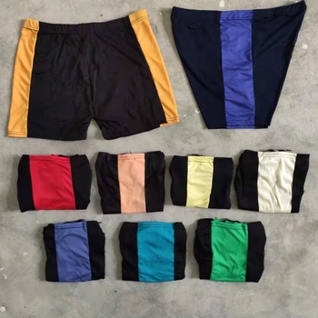 Muške kupaće šorceve za putovanja, brzosušne, boxer stil, elastične, tkanina od poliestera