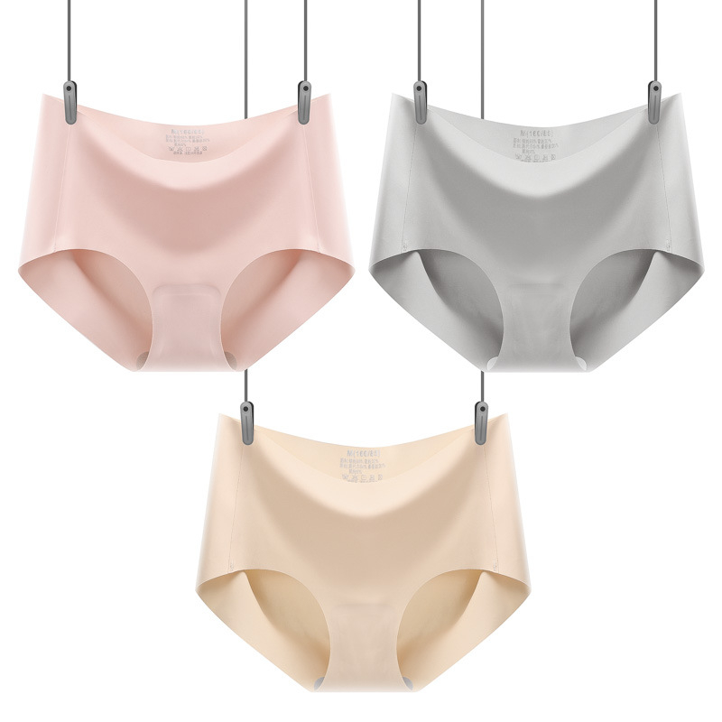 Bezšivne ženske gaćice, Ice Silk, prozračna podstava od Mulberry Silk, udobne za fitness i jogu