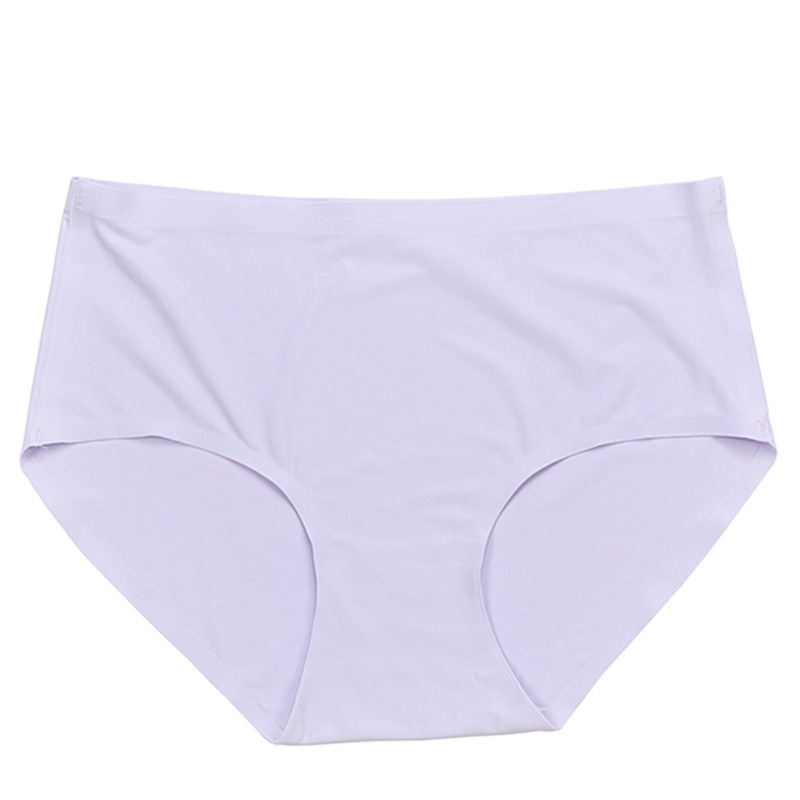 Ženske gaćice za plus veličinu od ice silk, tanke, prozračne, oblikovanje struka, jednobojne