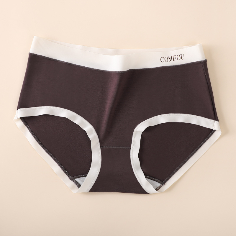 Cream Chocolate žensko donje rublje od 5A modalnog materijala, srednji pojas, antibakterijska zona prepona, seksi trokutaste gaćice