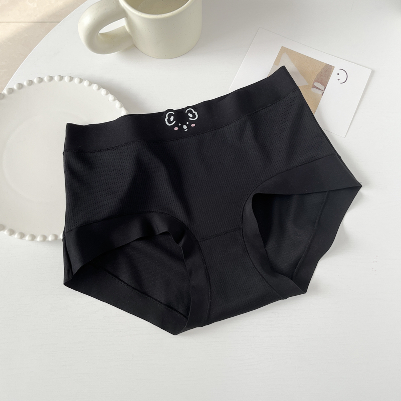 C426-1 Ženske gaćice velikog formata, Koala Ice Silk prozračan, srednji pojas, koži prijateljske