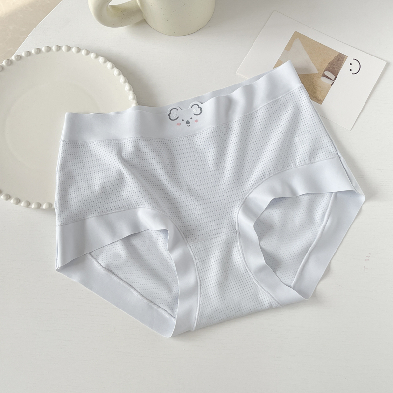 C426-1 Ženske gaćice velikog formata, Koala Ice Silk prozračan, srednji pojas, koži prijateljske