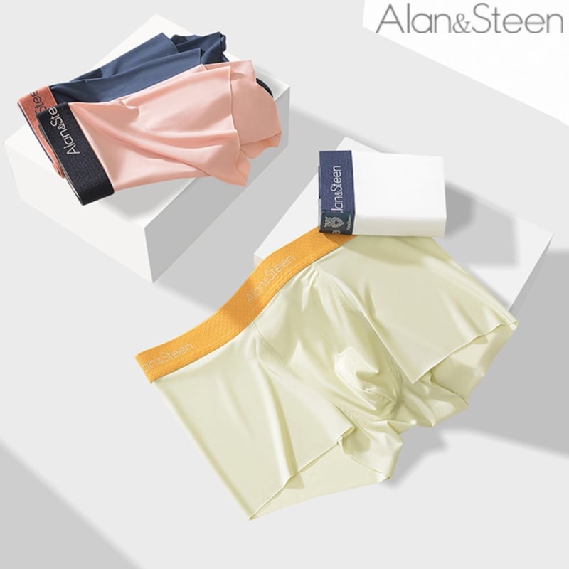 Nova ljetna muška gaćica od ice silk, bezšivne, prozračne, brzo se suše, antibakterijske, srednji pojas, tanke bokserice