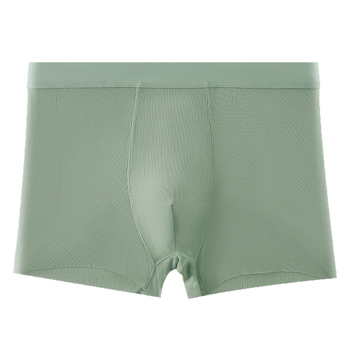 Muške bokserice Ice Silk, jednojbojne, tanke, s rebrastom teksturom