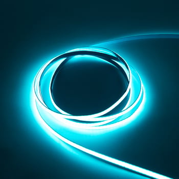 COB LED trak, niskog napona 5V, 5 mm, Mars zelena, samoljepljiva, bez svjetlosnih mrlja, USB ili DC napajanje, ambijentalno osvjetljenje