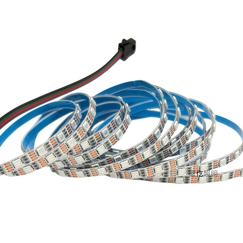 5V RGB LED traka koja mijenja boje, 60/90 LED, uska 5 mm pločica, drvena baza i akrilna ploča za crtanje, svjetlosni trak s gradijentom boja
