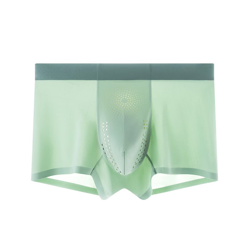 Ljetne muške bokserice od ledenog svile, bezšivne, izuzetno tanke, prozračne, antibakterijske, boxer briefs, velike veličine