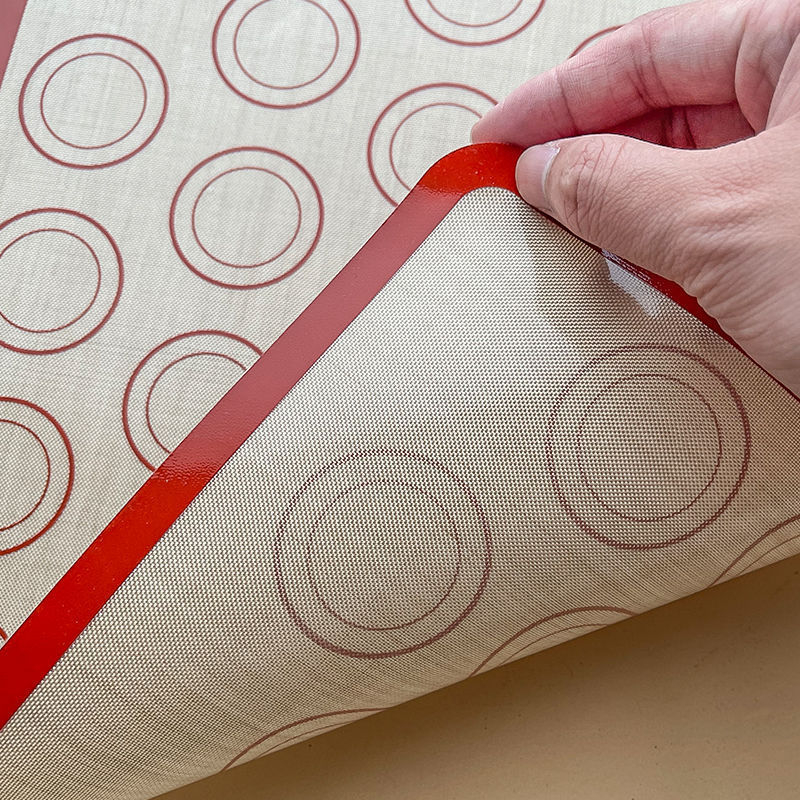 Silikonska podloga za pečenje visoke temperature, protivprijanjiva, za makaronice i kekse; podloga za pečenje i mijesanje tijesta za kućnu upotrebu