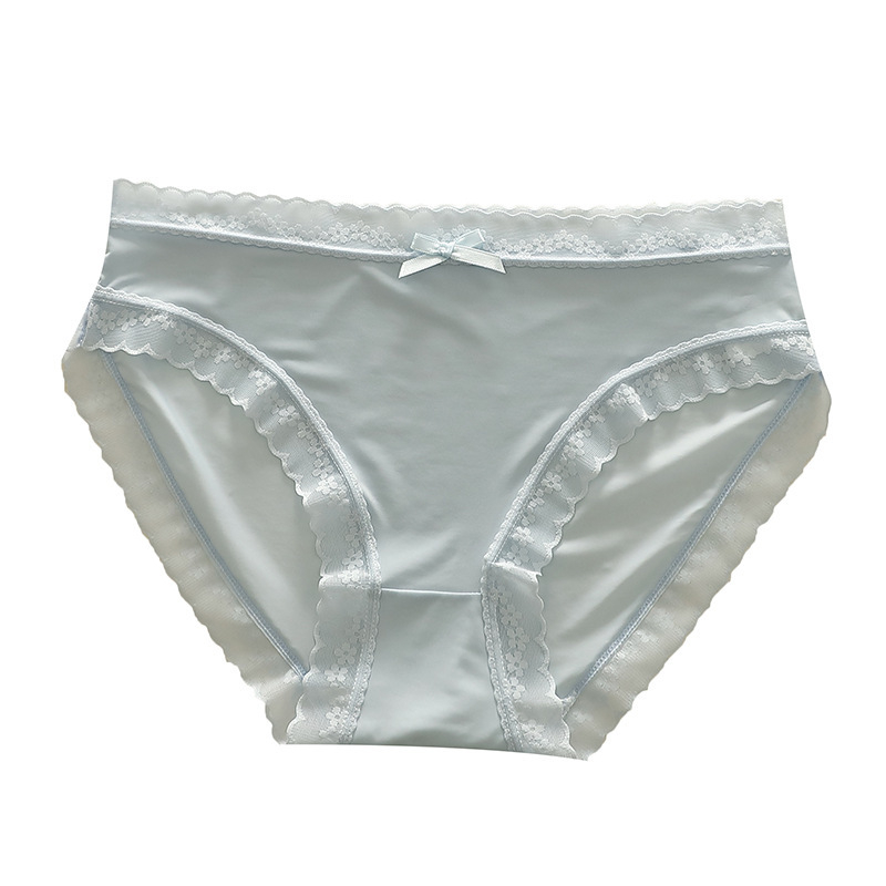 Ženske gaćice od ice silk, srednji pojas, prozračne, ultra tanke, japanskog stila