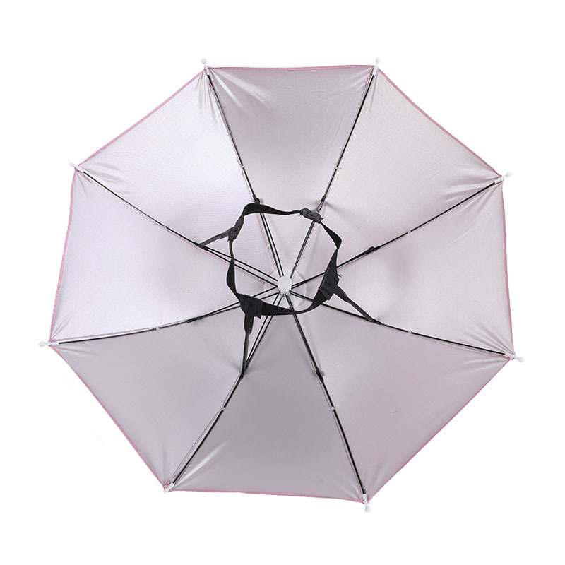 Yi Tian 30 cm kišobran kapa za glavu s srebrnim premazom, promjer kupole 52 cm