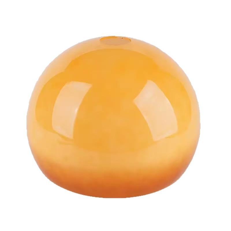 Akrilni abažur zalazak sunca – gradijent žute boje za podnu lampu