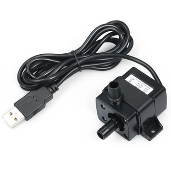 Mala električna pumpa za vodu, 12V DC bez četkica, USB mini potopna pumpa za kućni akvarij
