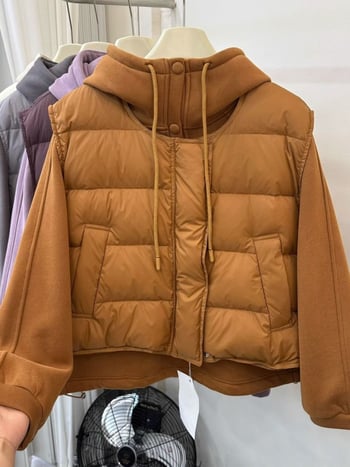 Ženski casual sportski set, 2026 jesen-zima, prsluk s flecom i pulover, dvodijelni set, retro stil