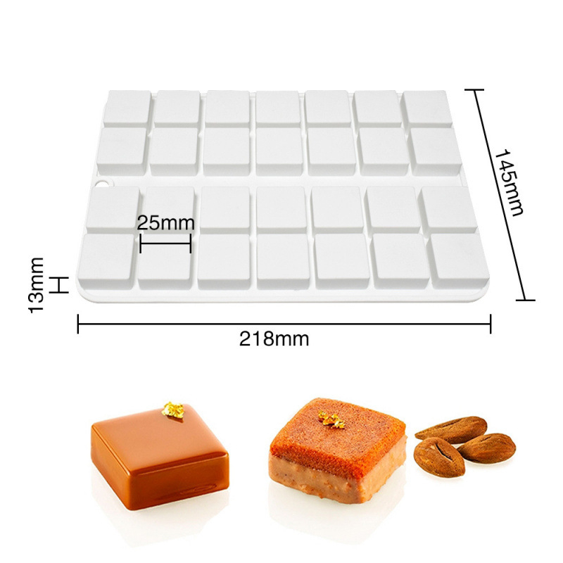Silikon kalupi za tortu i mousse – srce, cilindar, kvadrat i oval za čokoladu i punjenje