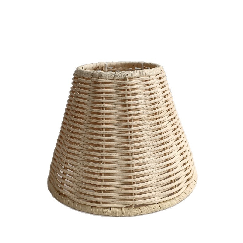 Sjenilo E27 za stolnu lampu, ručno pleteni ratan za DIY lampe